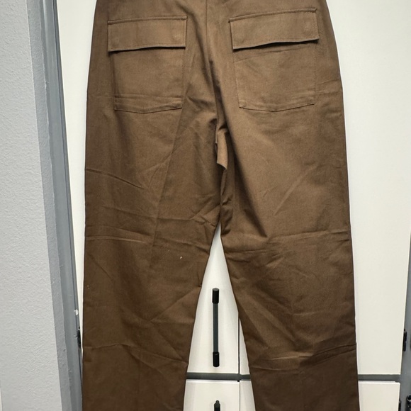 NWT Zara brown wide leg pants - Picture 3 of 4